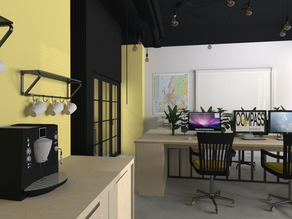 plywood company loft Szczecin DesignWolf Interiors